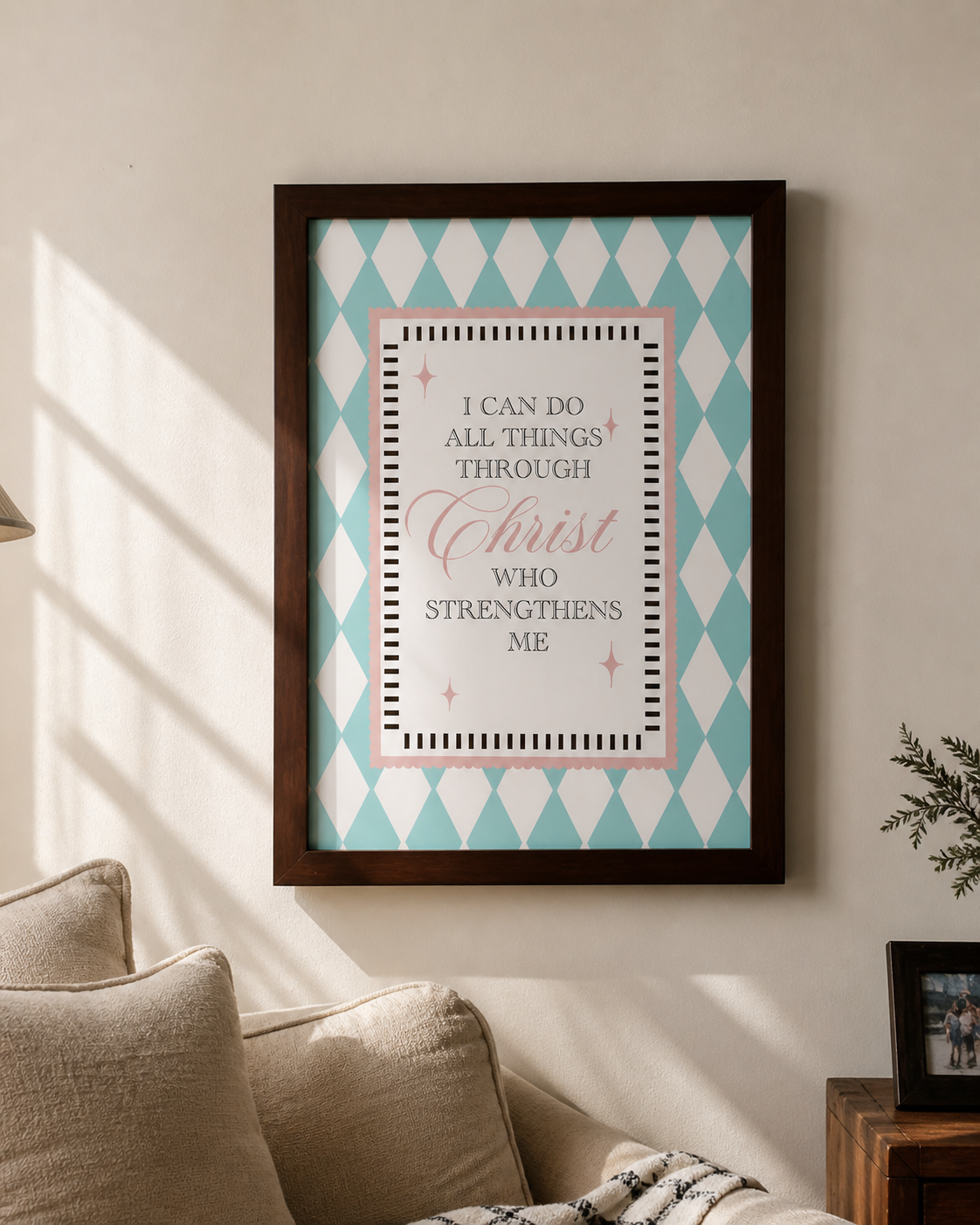 Through Christ Frame