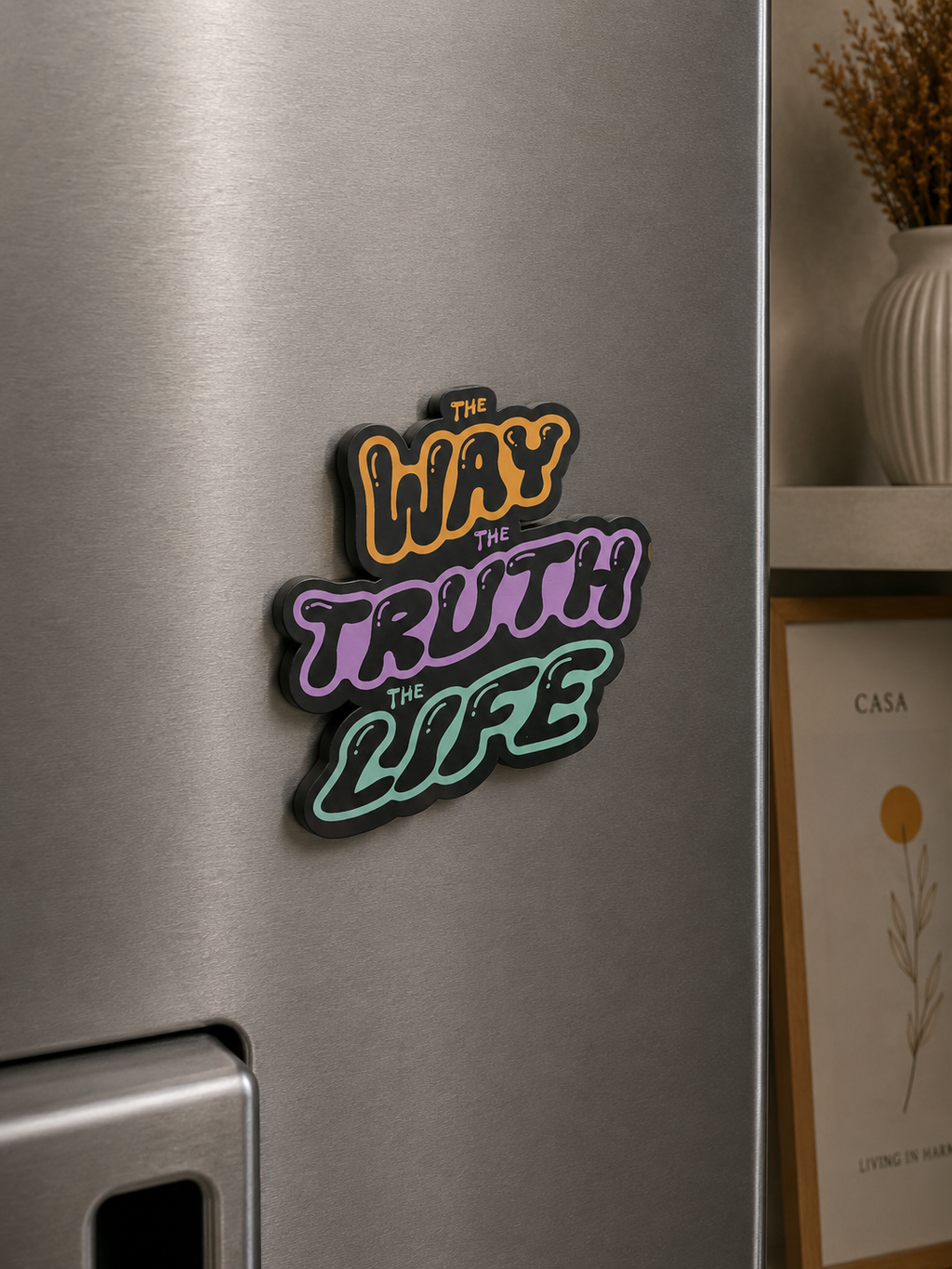 Way Truth Life Magnet
