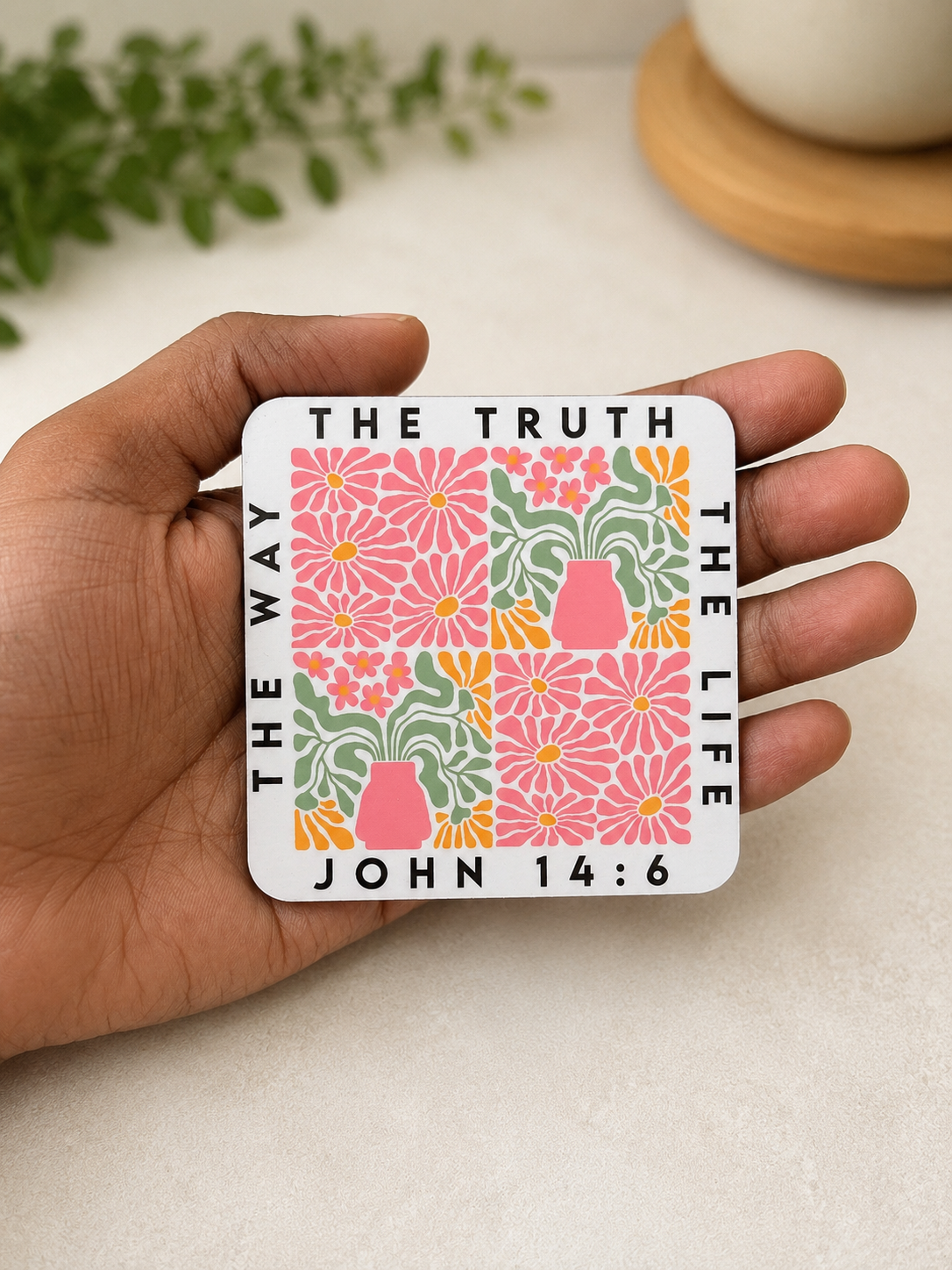 Way Truth Life Bloom Magnet