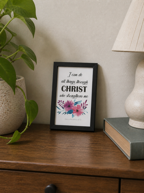 Christ Strengthens Frame