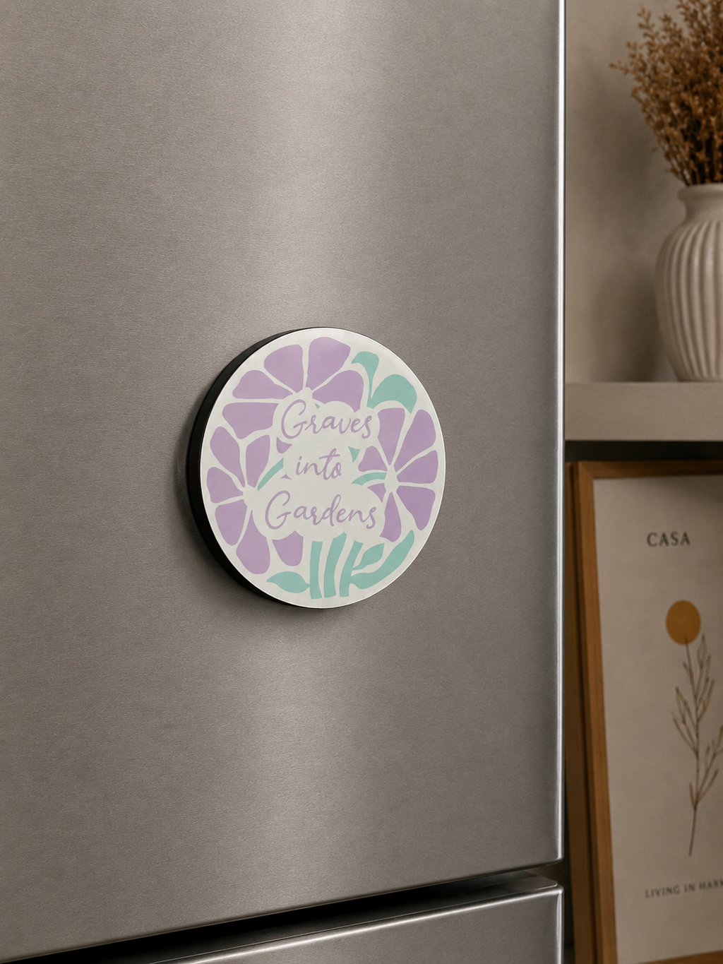 Graves into Garden Magnet