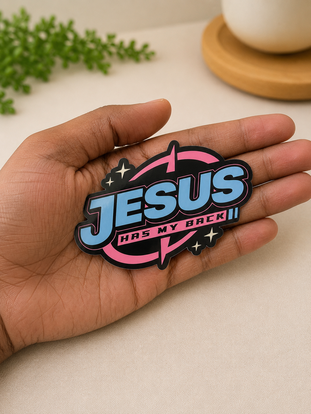 Jesus has my back Magnet